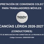 Convenio Transporte mercancías Lérida/Lleida 2026-2027: