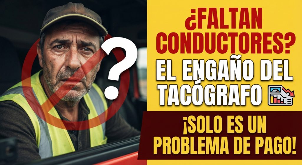 causa de la falta de conductores