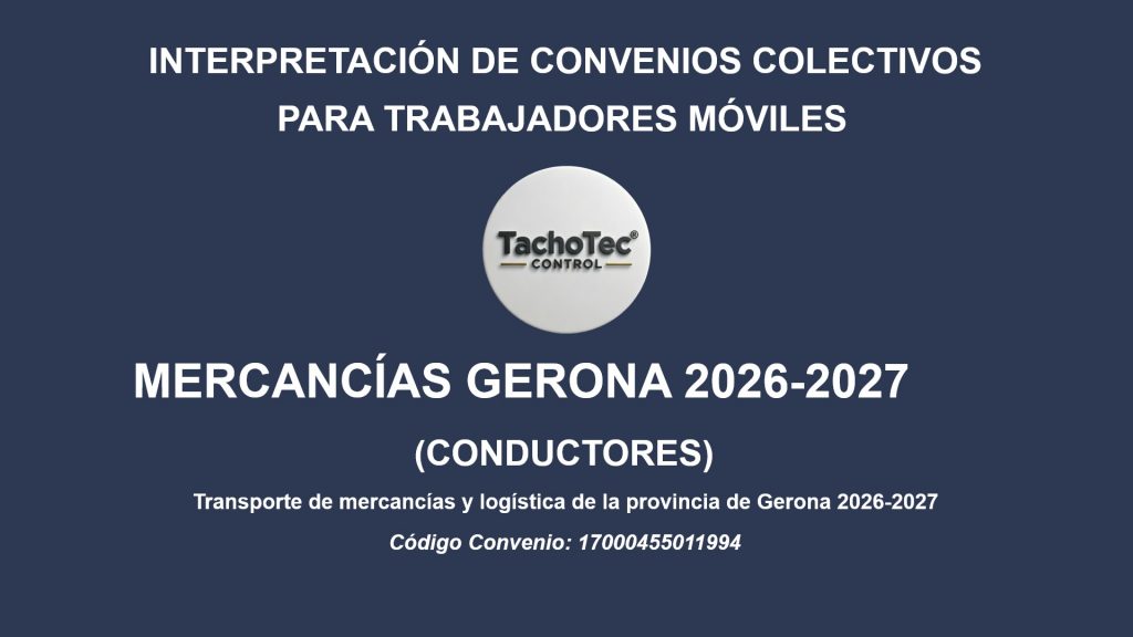 Transporte Mercancías Gerona/Girona 2026