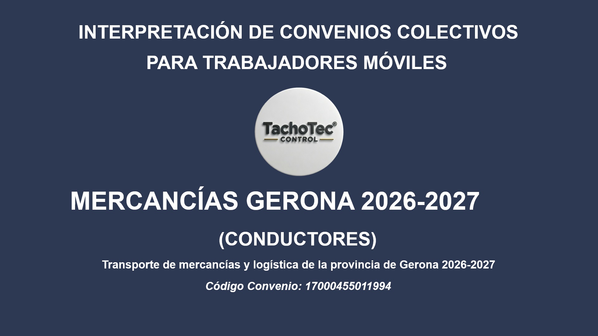 Transporte Mercancías Gerona/Girona 2026