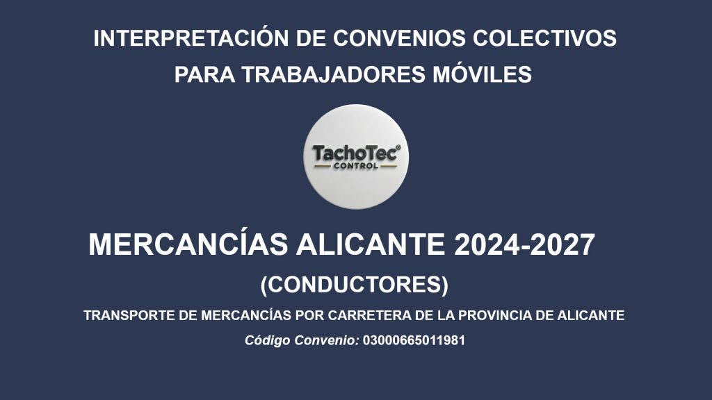 convenio transporte mercancías alicante 2024-2027 convenio transporte mercancias alicante