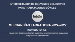 convenio transportes mercancías tarragona 2024-2027