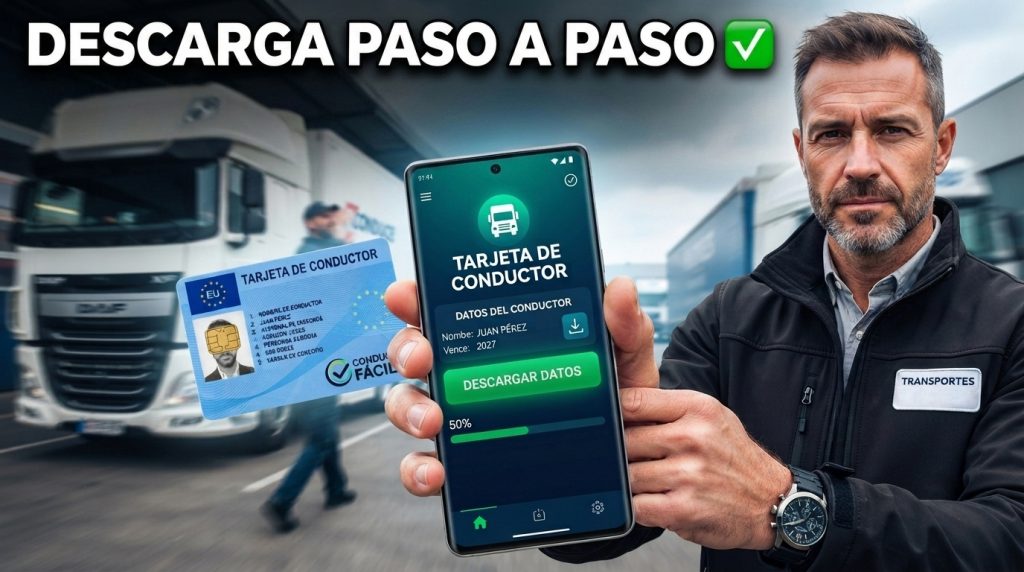 descargar la tarjeta de conductor