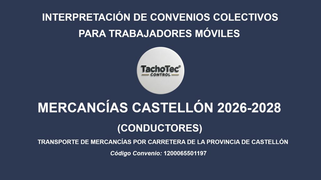 convenio transporte mercancías castellon